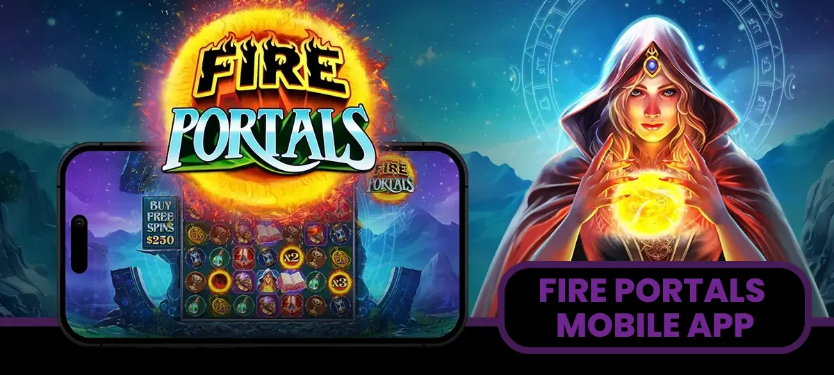 Fire Portals Slot Mobile App image.