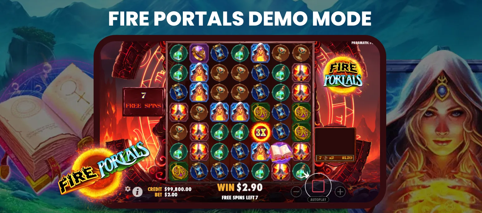 Fire portals demo mode.